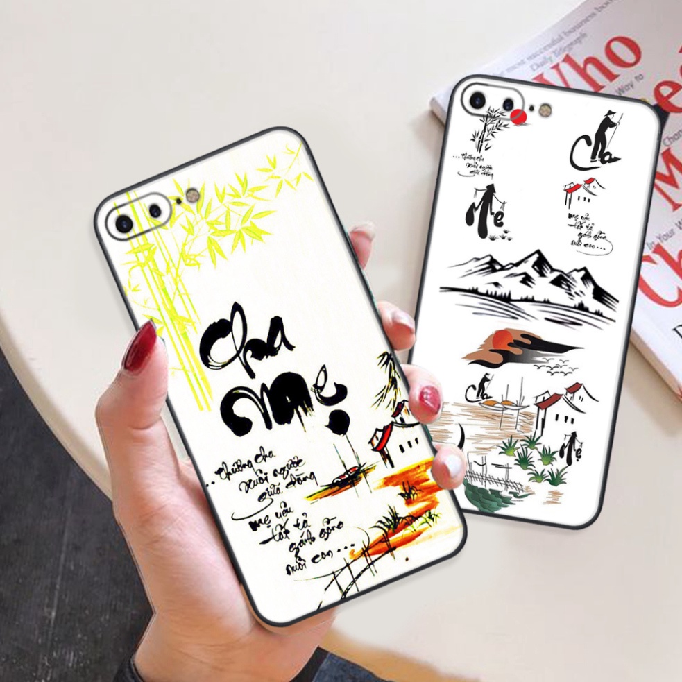 Ốp lưng Iphone 7 PLUS- IPHONE 7S PLUS- IPHONE 8 PLUS Thư pháp mới 2024
