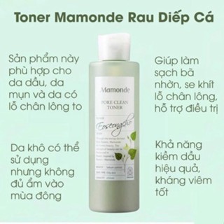 Nước Hoa Hồng Toner Mamonde Làm Sạch Dầu Nhờn Và Ngăn Ngừa Mụn 250ml