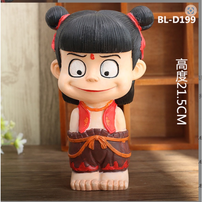 (000) Tượng nhựa tô màu nhân vật hoạt hình Natra Sphynx Decor mô hình trang trí sáng tạo (kèm màu)