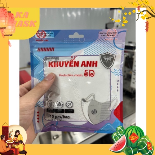 Thùng 200 Chiếc khẩu trang y tế 5D Mask Khuyến Anh