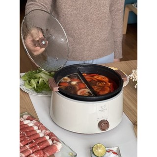 Nồi lẩu điện 2 ngăn Kaiyo