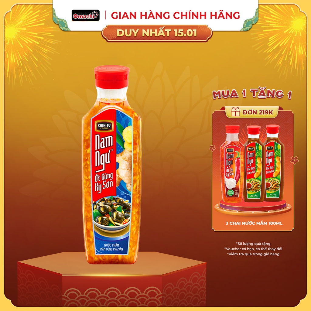 Nước Mắm Nam Ngư Ớt Gừng Kỳ Sơn Chai 200ml