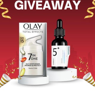 Serum numbuzin no 5 +kem dưỡng olay total effects 7 in 1