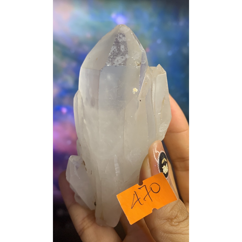 Trụ STONE thạch anh Lemurian tự nhiên năng lượng vũ trụ 470