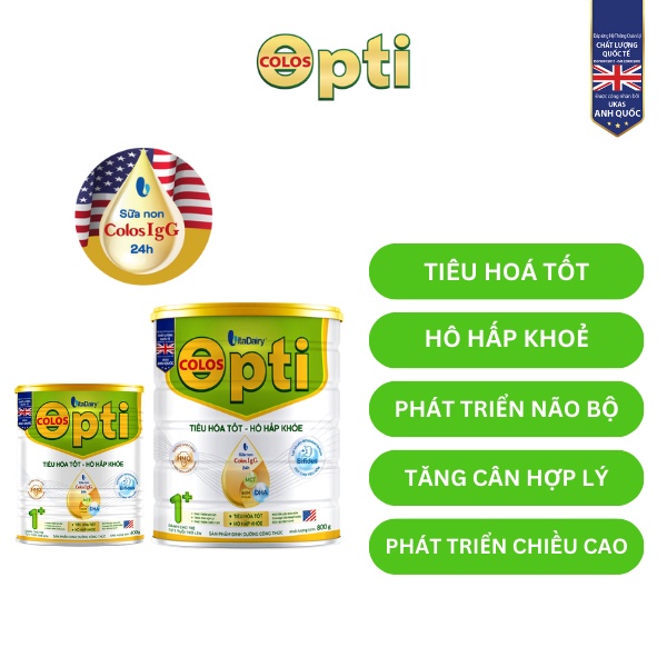 Sữa bột Colos Opti 1+ 400g - S - VitaDairy