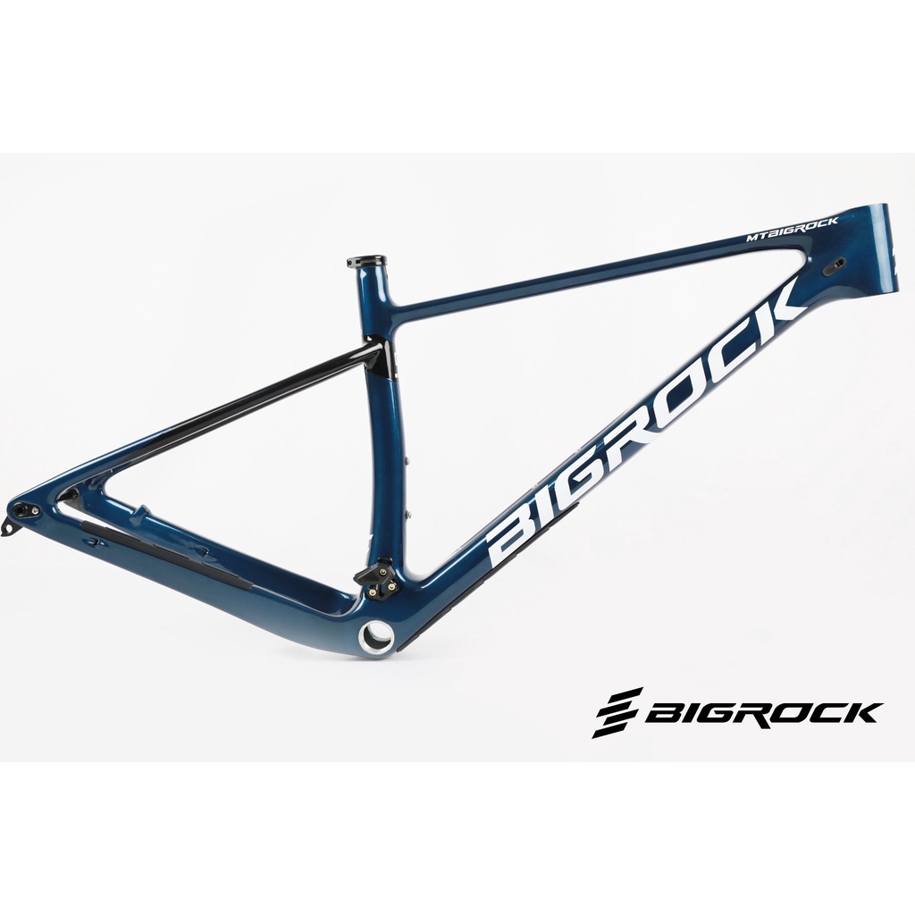 Khung Sườn Xe Đạp Mtb Bigrock Carbon 27.5 29 Xanh Rêu