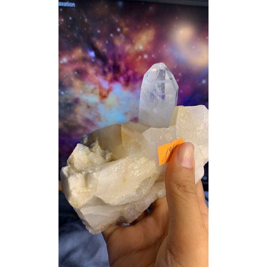 đá natural stone  Citrine tán sắc  NATURAL  Citrine  thanh tẩy chakra   Clear Quartz  189