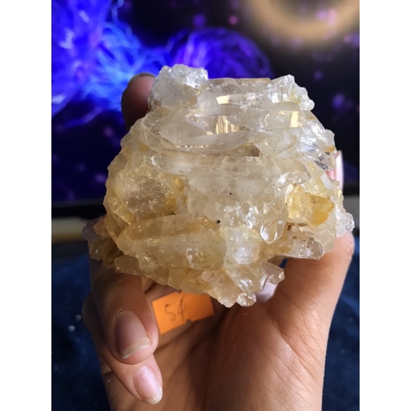đá natural stone  Citrine phale NATURAL trong suốt Citrine  thanh tẩy chakra   Clear Quartz  54