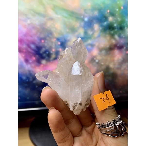 đá natural stone  Citrine phale NATURAL trong suốt Citrine  thanh tẩy chakra   Clear Quartz  74