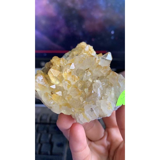 natural stone Natural Citrine dispersion NATURAL Citrine clears chakra Clear Quartz 379