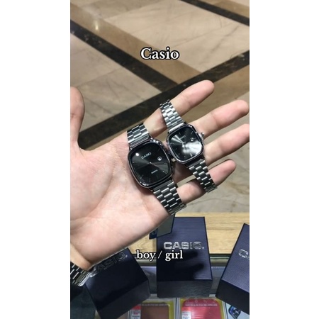 Set 1 dho nam + 1 dho nữ, Đồng hồ cặp đôi casio A138 phong cách giản dị, set 1 cặp 2 cái đồng hồ đôi