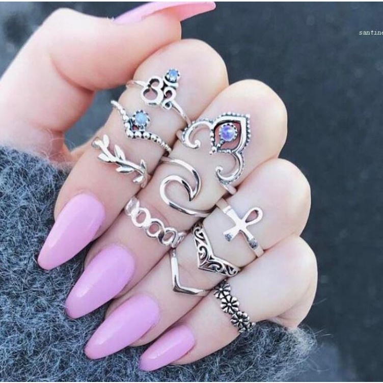 1 chiếc nhẫn bạc Gieo duyên phong cách huyền bí giao ngẫu nhiên bán gieo duyên