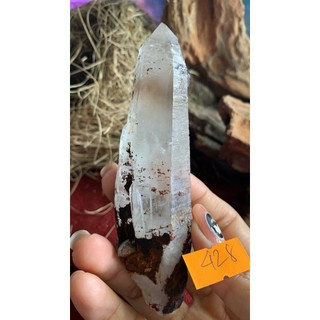 Lemurian Stone Thạch Anh trắng thông đèn còn nguyên sơ lớp vỏ nham thạch hàng sưu tầm mã 428
