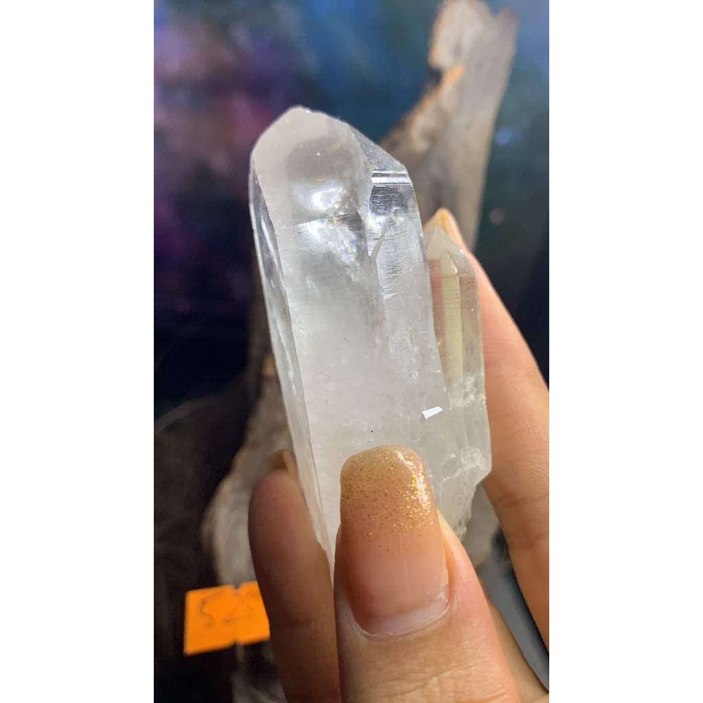 Trụ STONE thạch anh Clear quartz tự nhiên tinh thể năng lượng vũ trụ 525