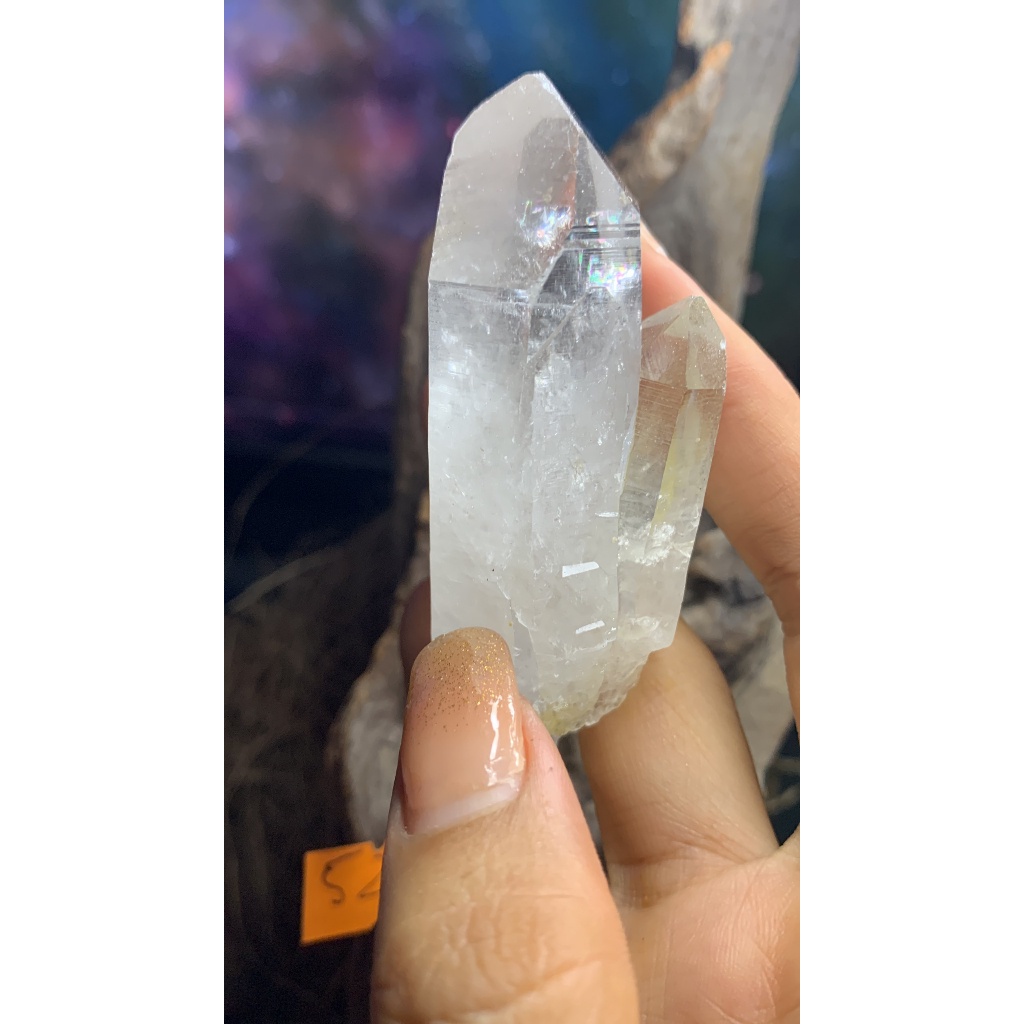 Trụ STONE thạch anh Clear quartz tự nhiên tinh thể năng lượng vũ trụ 525