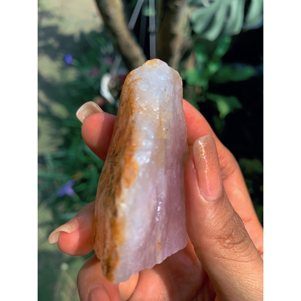 Stone Thạch Anh Hồng Rose Quartz 70-100g tự nhiên thiên nhiên năng lượng Grille thiền định vũ trụ mã 486