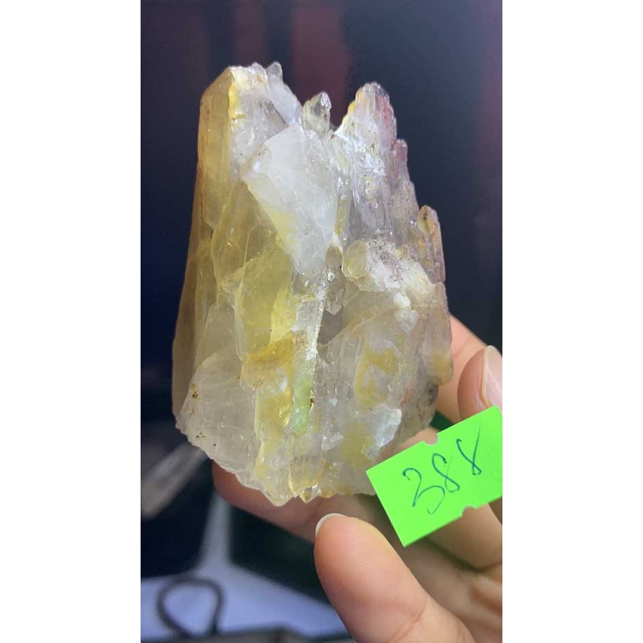 đá stone tự nhiên Natural thạch anh màu vàng Citrine Natural  Citrine mã 388