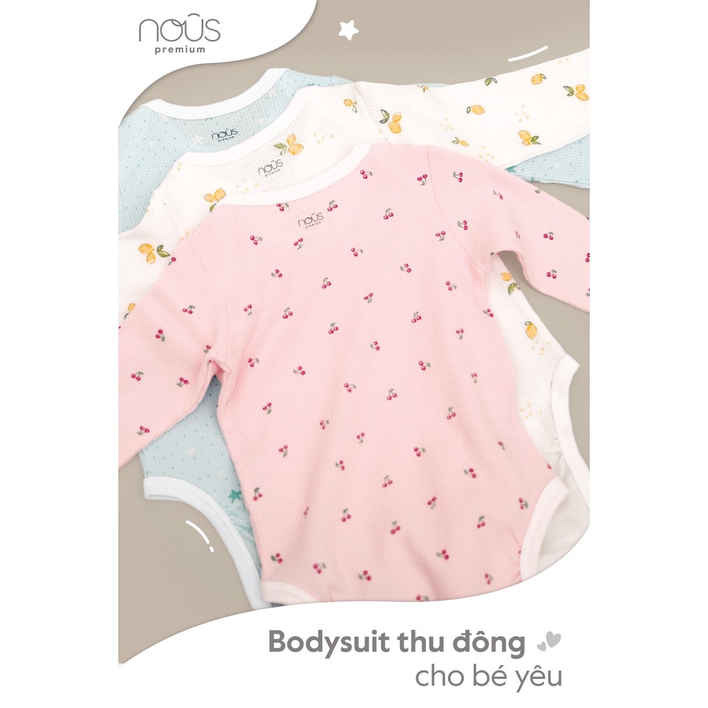 Bodysuit Cài Lệch Dài Tay - Nous Premium Dòng Sản Phẩm Cao Cấp Nous Bình Dương - SPE0218