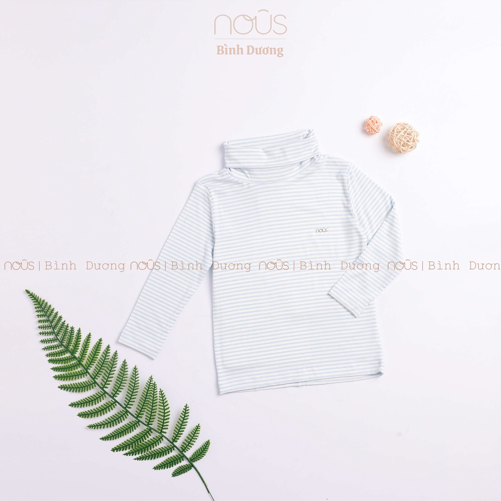 Áo cổ lọ Nous 3cm Nu Petit trắng 3 đến 24 tháng vải mềm mát, thấm hút tốt - Nous Bình Dương - Bipbipstore - SPE0234