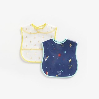 MOTHERCARE - Set 2 Yếm Ăn Có Máng Hứng Cho Bé