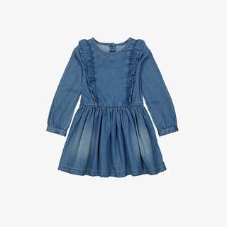 MOTHERCARE - Đầm Jeans Tay Dài Dành Cho Bé Gái