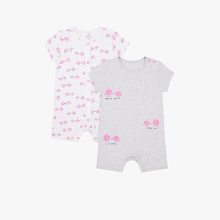 MOTHERCARE - Romper - Set 2 Áo Liền Quần Cộc Chân