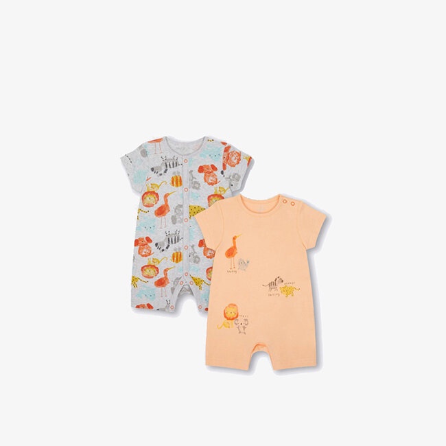 MOTHERCARE - Romper - Set 2 Áo Liền Quần Cộc Chân