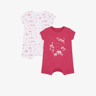 MOTHERCARE - Romper - Set 2 Áo Liền Quần Cộc Chân