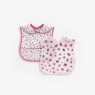 MOTHERCARE - Set 2 Yếm Ăn Có Máng Hứng Cho Bé Gái