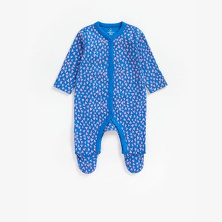 MOTHERCARE - All In One - Áo Liền Quần Dài Tay Dài Chân Chất Liệu Organic Cotton