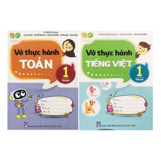 Sách - combo vở thực hành toán + tiếng việt lớp 1 - tập 2