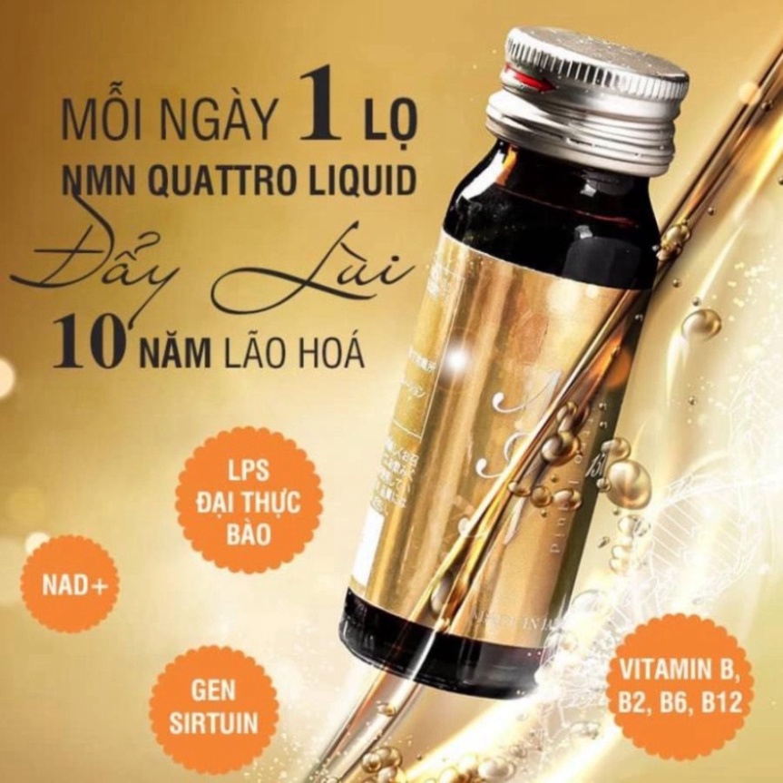 Nước Uống NMN Quattro Liquid 15000 Hộp 10 Chai
