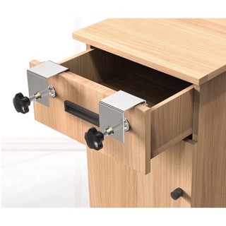 Kẹp cố định mặt hộc ngăn kéo tủ, kẹp vam cố định bắt mặt ngăn kéo tủ gỗ công nghiệp