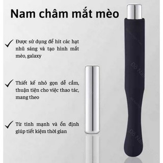 Nam châm hút mắt mèo tròn trụ/ nam châm hút mắt mèo hình trụ tròn