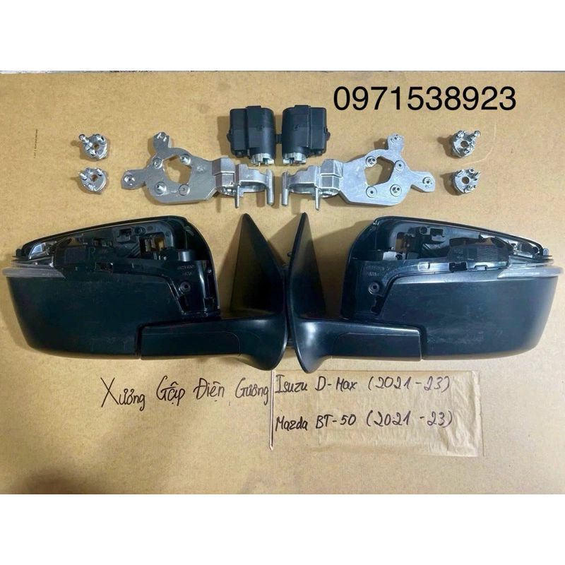 bộ khung xương và motor gập gương cho ISUZU DMAX(2021-2023) và MAZDA BT50(2021-2023)