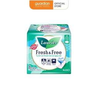 Băng Vệ Sinh Siêu Mỏng Không Cánh 22Cm Fresh & Free Laurier 08 Miếng
