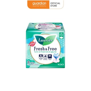 Băng vệ sinh siêu mỏng cánh fresh & free laurier 08 miếng