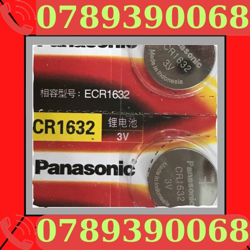 Vỉ 2 Viên Pin nút CR2032 PANASONIC Lithium  3V  , Pin cúc Panasonic CR2032  Lithium