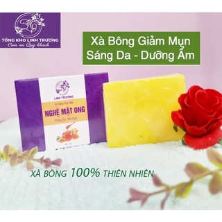 Xà bông nghệ mật ong linh trương - xà phòng thảo dược sáng gia ngừa thâm 100% thiên nhiên