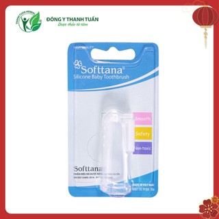 Bàn chải silicone softtana – giúp chải nướu & răng an toàn cho bé từ 1-3 tuổi