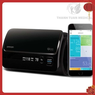 Máy đo huyết áp không dây omron hem 7600t siêu cao cấp mới nhất - made in japan - bh 5 năm