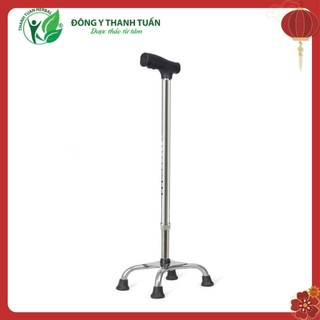[Cao cấp] Gậy Tập Đi 4 Chân Thấp Lucass B924 - Hỗ Trợ Đi Lại Cho Người Già, Người Khuyết Tật