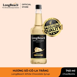Siro Sô-Cô-La Trắng - LongBeach White Chocolate Flavoured Syrup 740ml