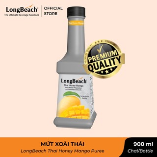 Mứt trái cây pha chế vi xoài thái - longbeach thai honey mango puree 900ml