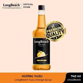 Siro Yuzu - LongBeach Yuzu Orange Syrup 740ml