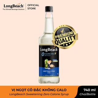 Siro Không Calo Làm Ngọt - LongBeach Sweetening Zero Calories Zero Syrup 740ml