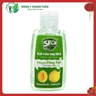 Gel rửa tay khô SPCa 65ml hương Trà Xanh và Dưa Hoàng Kim - Tiện dụng bỏ túi, diệt Khuẩn 99.99%