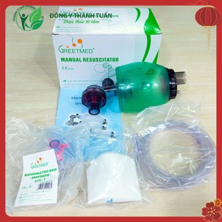 Bóng Bóp Giúp Thở AMBU Trẻ Em (Pediatric) - Thương Hiệu Greetmed