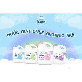 Nước giặt xả 2 in 1 dnee thái lan 3000ml mẫu mới 2020