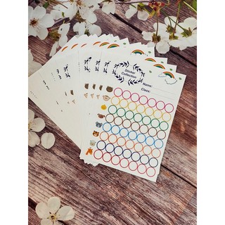 Bảng phiếu dán stickers - giáo cụ dạy học